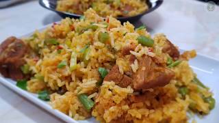 🇭🇳ARROZ CON CARNE DE CERDOARROZ CON CHANCHOARROZ CON COSTILLAS DE CERDOESTILO MI ABUELA 🇭🇳 [upl. by Nnylyaj548]