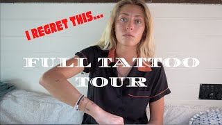 FULL TATTOO TOUR IN DETAIL [upl. by Allecsirp33]