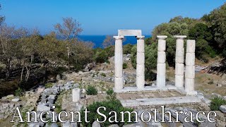 Ancient Samothrace Greece  by drone 4K ancientgreek [upl. by Lubbi]