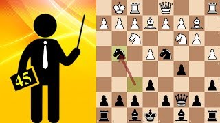 Sicilian Defense Snyder variation 2b3  Standard chess 45 [upl. by Eimarej950]