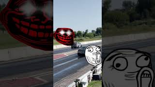 Nissan GTR vs Audi RS3 🔥🏎️shorts Viral trollface gtr [upl. by Holloway]