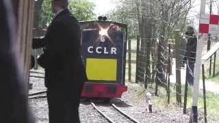 Cleethorpes Coast Light Railway diesel loco no 6 passes Discovery Halt with tones [upl. by Mauchi]