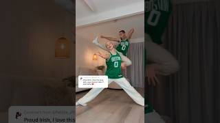 WHERE’STHE IRISH AT 🍀  dance trend viral couple funny shorts [upl. by Anrym]