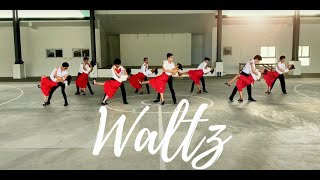 PE HOPE BALLROOM WALTZ GROUP PRESENTATION and BASIC STEPS  LOVER by Taylor Swift [upl. by Courtnay]