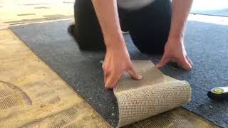 How to remove glued indoor outdoor carpet [upl. by Rimas122]