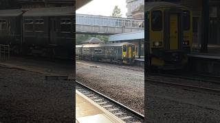 GWR class 150 arriving at Exeter Central on the Paignton to Exmouth service 150234150207 DMUs [upl. by Hawken]