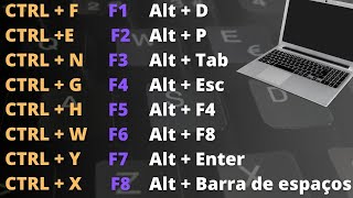 TODAS as Teclas de ATALHOS do computador como usar [upl. by Flin]