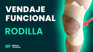 Cómo hacer un VENDAJE para el ligamento EXTERNO de la rodilla para el deporte [upl. by Odnesor]