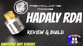 Hadaly RDA by Psyclone Mods Review amp Build  Best Single Coil Flavor RDA Of 2016 [upl. by Annamaria]