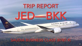 Trip Report Jeddah to Bangkok via Saudia Business Class [upl. by Raseac]