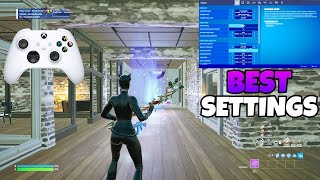 Smooth Xbox Player 😈  BEST Controller Settings For Fortnite [upl. by Lyns]