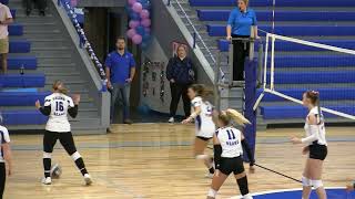 Bradleyville Eagles Volleyball vs Galena [upl. by Lebar356]