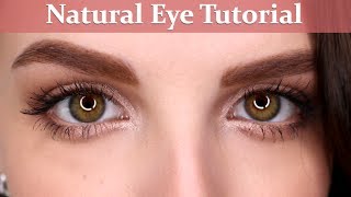 Natural Eyeshadow Tutorial  Beginner Makeup Tips [upl. by Warchaw]