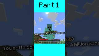 Minecraft but I can Buy Armor Part 1 [upl. by Korie]