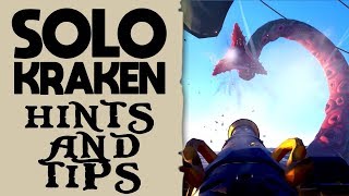 HOW TO SOLO THE KRAKEN  SEA OF THIEVES  Hints and tips SeaOfThieves [upl. by Norel]