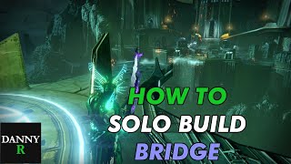 How to Solo Build Bridge in Crotas End [upl. by Kurtzig707]