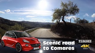 Scenic road to Comares  M3111  VLOG063 4K [upl. by Enayr]