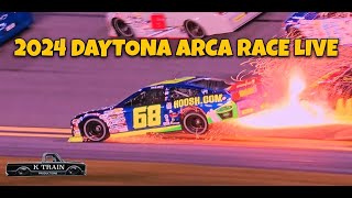 2024 ARCA Menards Series at Daytona Hard Rock Bet 200 [upl. by Laet830]