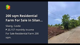 200 sqm Residential Farm For Sale in Silang Cavite [upl. by Dee Dee359]