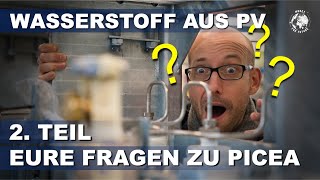 Solaranlage Autark mit wasserstoff aus photovoltaik FAQ 2 [upl. by Nirhtak]