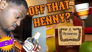 FIRST TIME TRYING HENNESSY 😬 HENNESSY [upl. by Elacim723]