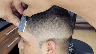 Cómo hacer un degradado de barbería claro corte de cabello para hombre paso paso para principiantes [upl. by Garik]