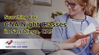 CNA Night Classes San Diego [upl. by Jesher]