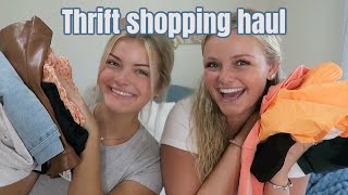 Thrift Try On Clothing Haul  Shopping Haul [upl. by Lunn]