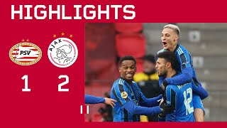 LEAGUE LEADERS 📈  Highlights PSV  Ajax  Eredivisie [upl. by Lavery]