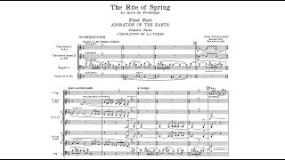 Stravinsky  The Rite of Spring Official Score Video w Live Chat Commentary [upl. by Weldon]