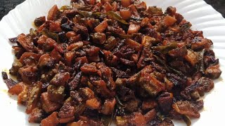 Pavakkai poriyal  Bitter gourd fry in tamil pavakkai recipe [upl. by Atsirhc]