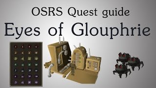 OSRS Eyes of Glouphrie quest guide [upl. by Aimet]