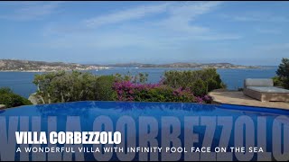 Villa Corbezzolo  with infinity pool face on the sea  Luxury house  Sardinia  Porto Rafael [upl. by Wearing]