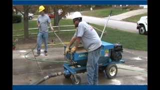 Mudjack Pump Concrete Lifting Concrete Leveling AIRPLACO mudjack pumps slabjack [upl. by Hobey]