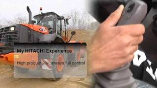 Hitachi ZW220 Wheel Loader Caltiber SRL Italy [upl. by Shuman]