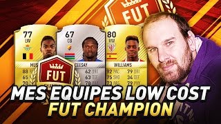 FIFA 17  MES EQUIPES OR ET ARGENT LOW COST FUT CHAMPION [upl. by Leuname]