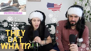 10 Weird Christmas Traditions Around The World  Americans React  Loners Xmas Special 139 [upl. by Aneeram]