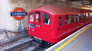 1938 Stock Tube Train Arrives At Uxbridge Station [upl. by Ettennaej]