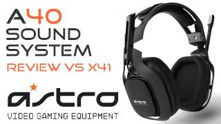 ASTRO A40 Gaming Headset Test vs X41 update [upl. by Edna]