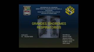 Grandes sindromes respiratorios Parte 1 Sindrome de condensación pulmonar y Atelectasia [upl. by Naxela165]