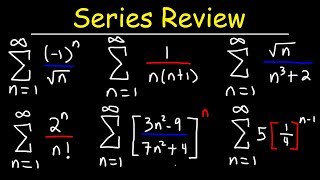 Calculus 2  Geometric Series PSeries Ratio Test Root Test Alternating Series Integral Test [upl. by Modnarb]