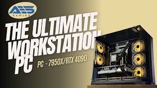 011 Vision 7950x RTX 4090 Workstation PC Build [upl. by Ilah]