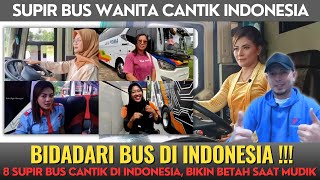 CANTIK BANGET  Inilah Supir Bus Cantik Di Indonesia Bikin Betah Saat Naik Bus [upl. by Imekawulo]