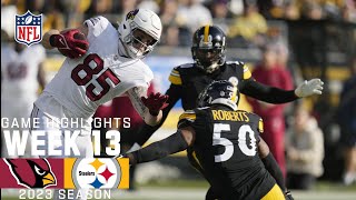 Arizona Cardinals vs Pittsburgh Steelers  2023 Week 13 Game Highlights [upl. by Zoes]