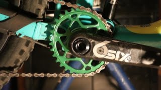 Absolute Black  Oval Cinch Chain Ring  Install and Impressions [upl. by Lodmilla]