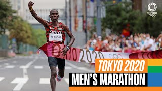 Kipchoge 🇰🇪 wins marathon gold again 🥇  Tokyo Replays [upl. by Richara]