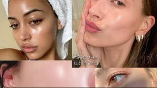 Clear skin sub🤍 [upl. by Rotberg]