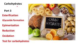 Carbohydrate part 3 reaction on carbohydrates  Test to detect carbohydrates  Glycoside mechanism [upl. by Aitital]