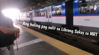 Ang huling Libreng sakay sa MRT  Free MRT ride from Magallanes to Ayala station [upl. by Fayola837]