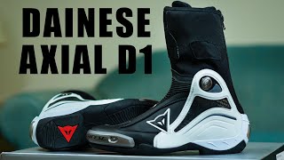 Best of the Best  Dainese Axial D1 Boots [upl. by Norga788]